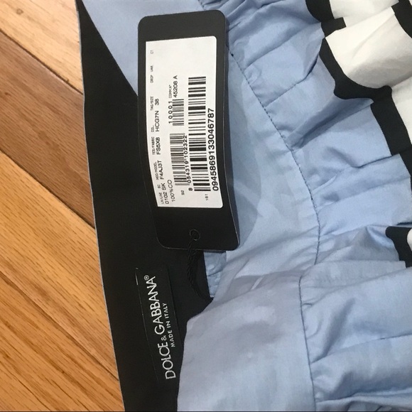 Dolce & Gabbana Striped Pleated Skirt - Picture 7 of 8